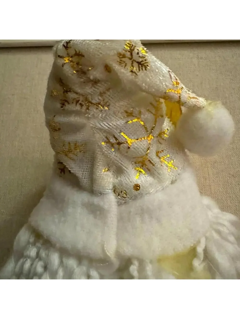 Vintage Santa hanging ornament